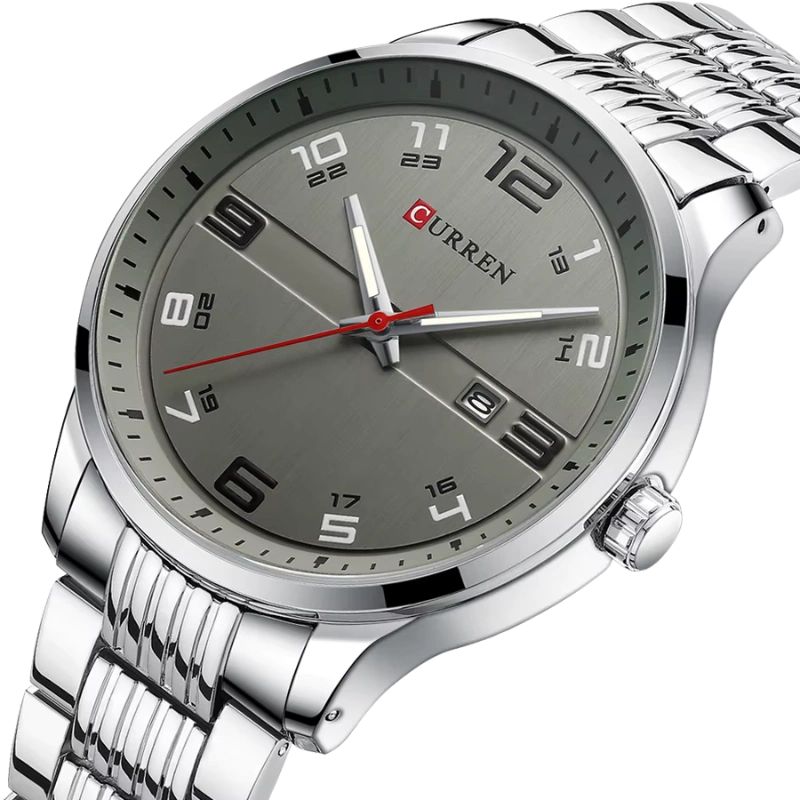 שעון Curren דגם Napoli כסף